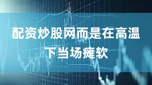 配资炒股网而是在高温下当场瘫软